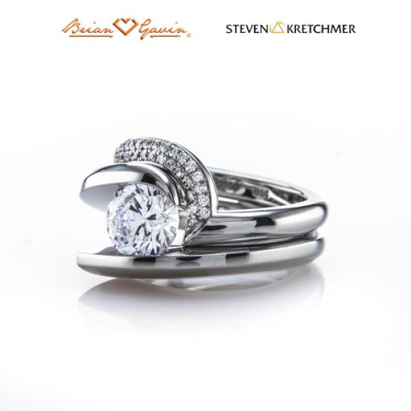 18K White Gold