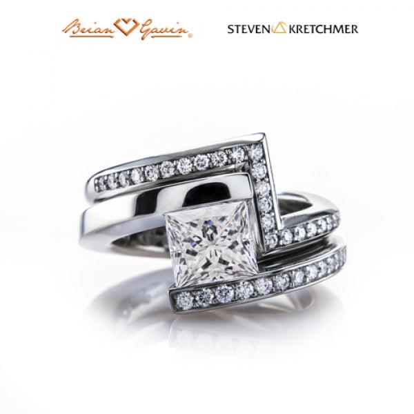 18K White Gold