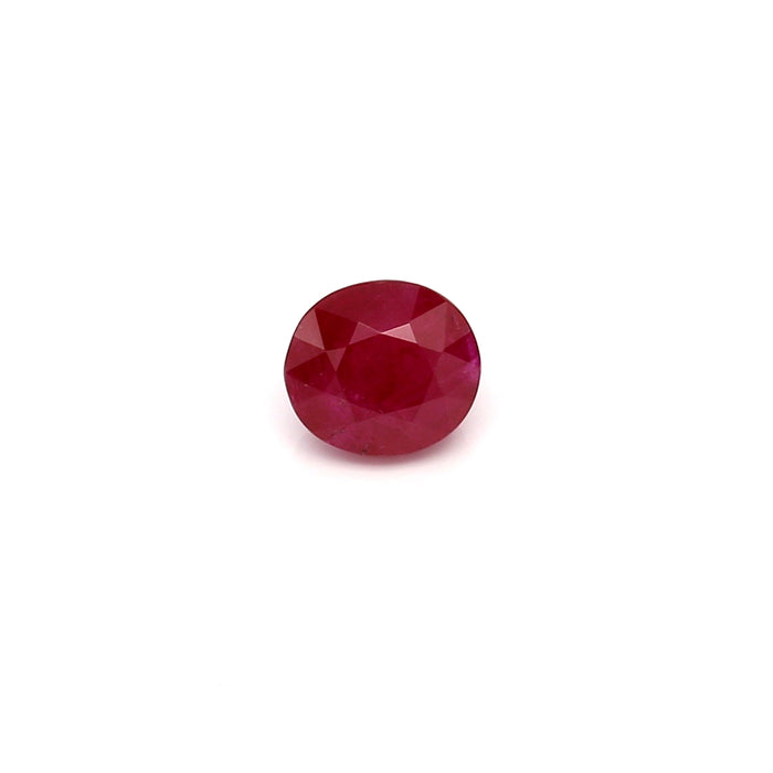 0.9 I1 Oval Purplish Red Ruby