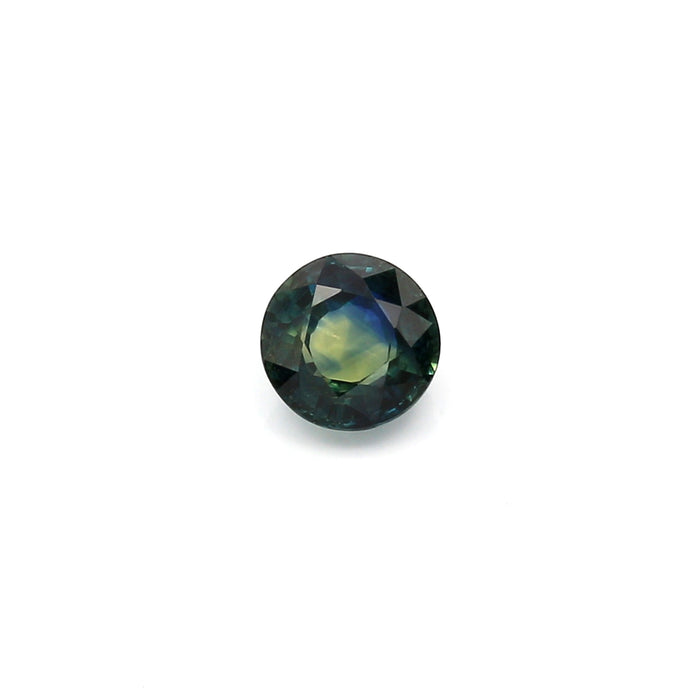 0.96 EC1 Round Greenish Blue Sapphire