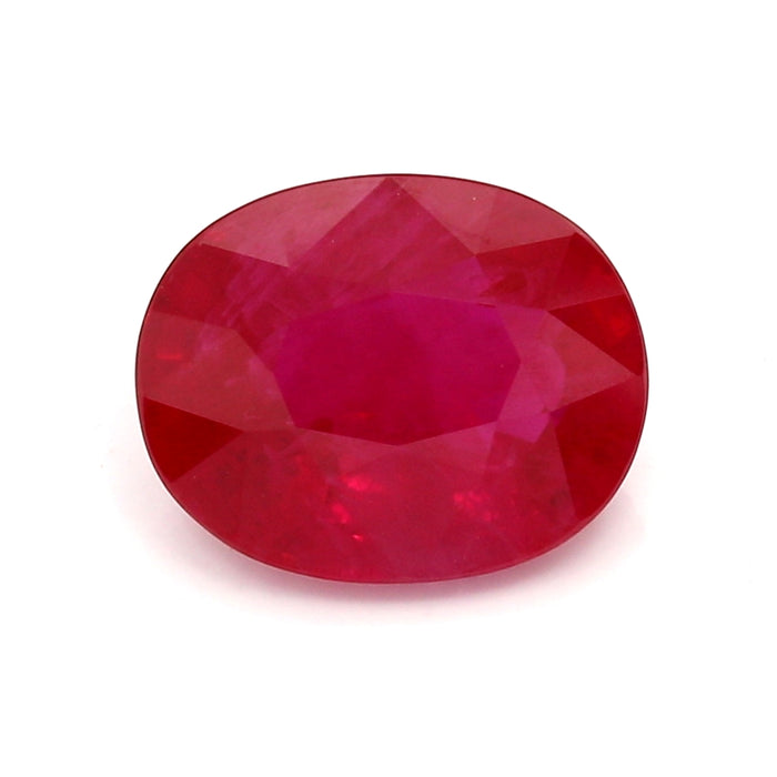 3.63 VI2 Oval Purplish Red Ruby