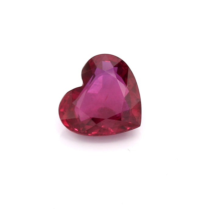 2.48 VI1 Heart-shaped Purplish Red Ruby