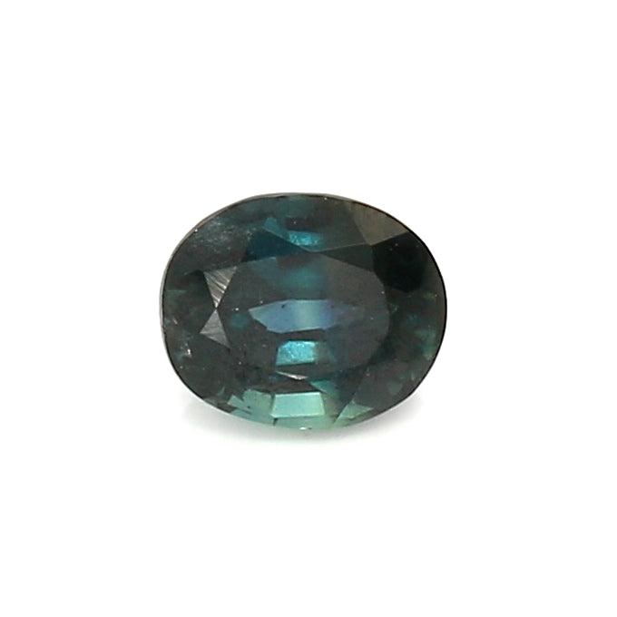 0.75 VI1 Oval Greenish Blue Sapphire