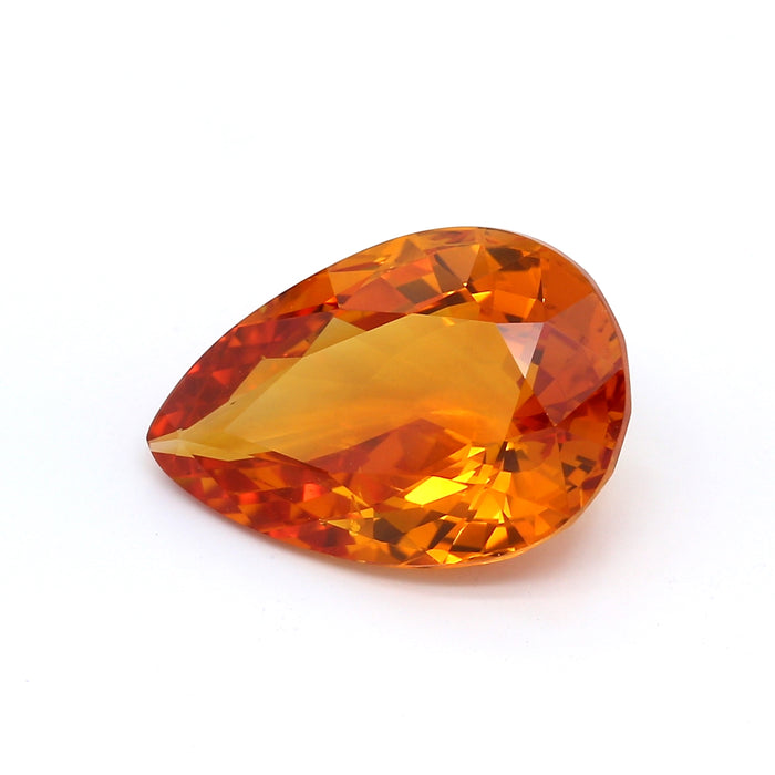 9.12 EC2 Pear-shaped Yellowish Orange Fancy sapphire