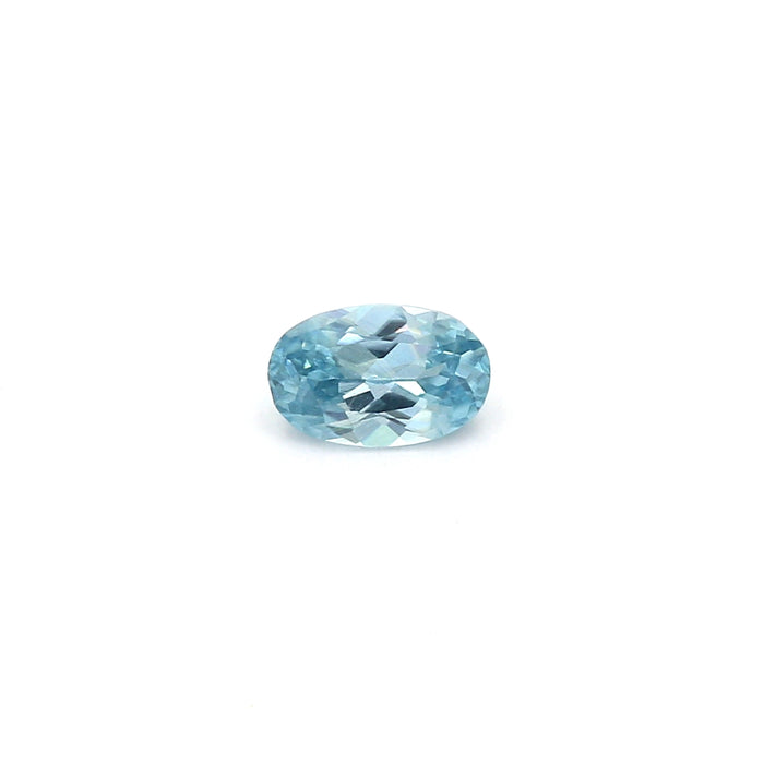 0.64 VI1 Oval Blue Zircon