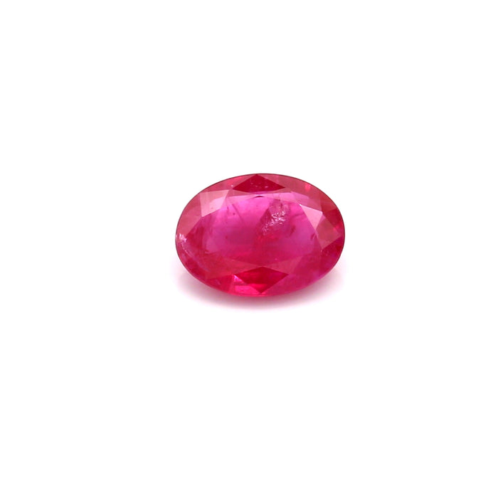 0.91 VI2 Oval Pinkish Red Ruby