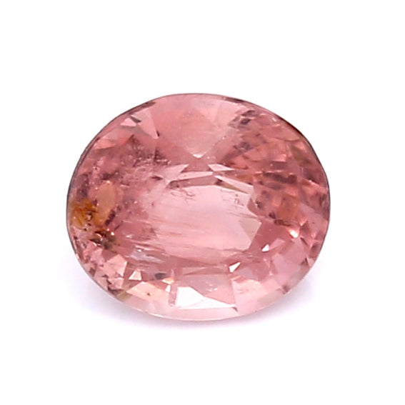 0.95 VI1 Oval Orangy Pink Tourmaline