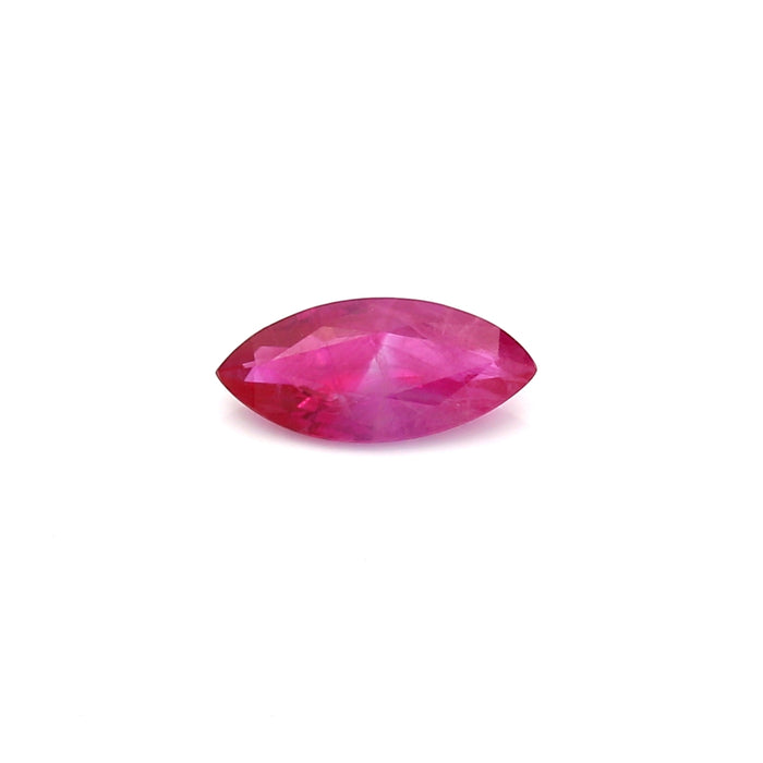 0.7 VI2 Marquise Pinkish Red Ruby