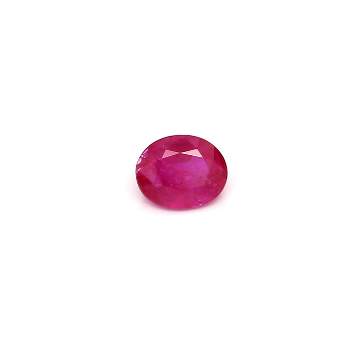 0.68 VI2 Oval Pinkish Red Ruby