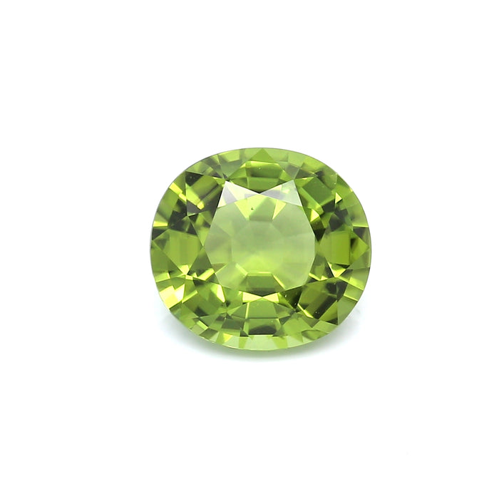 4 EC1 Oval Yellowish Green Peridot