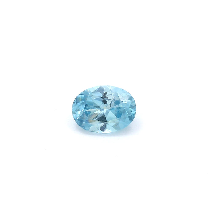 0.96 VI1 Oval Blue Zircon