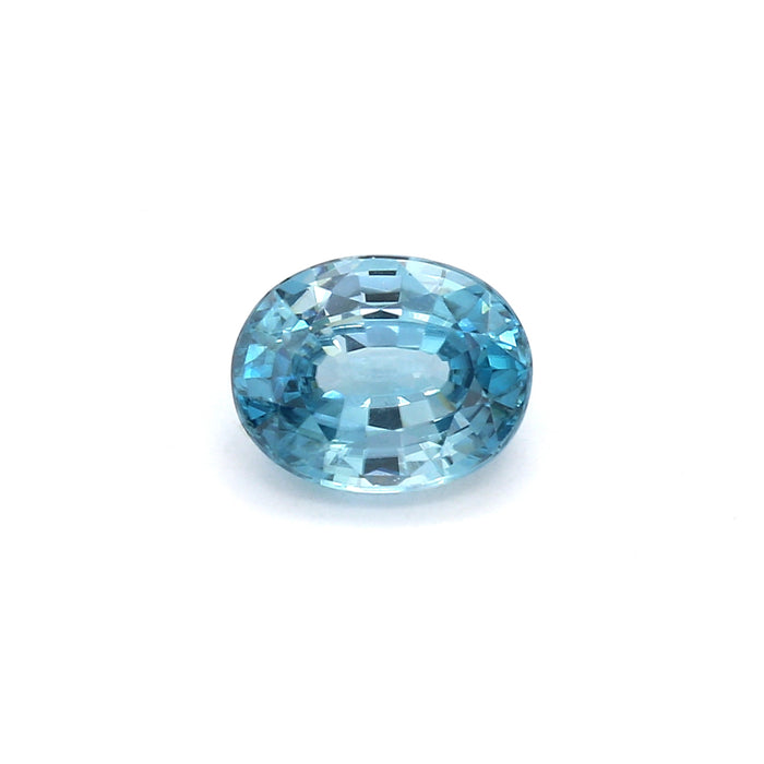 2.54 EC1 Oval Blue Zircon