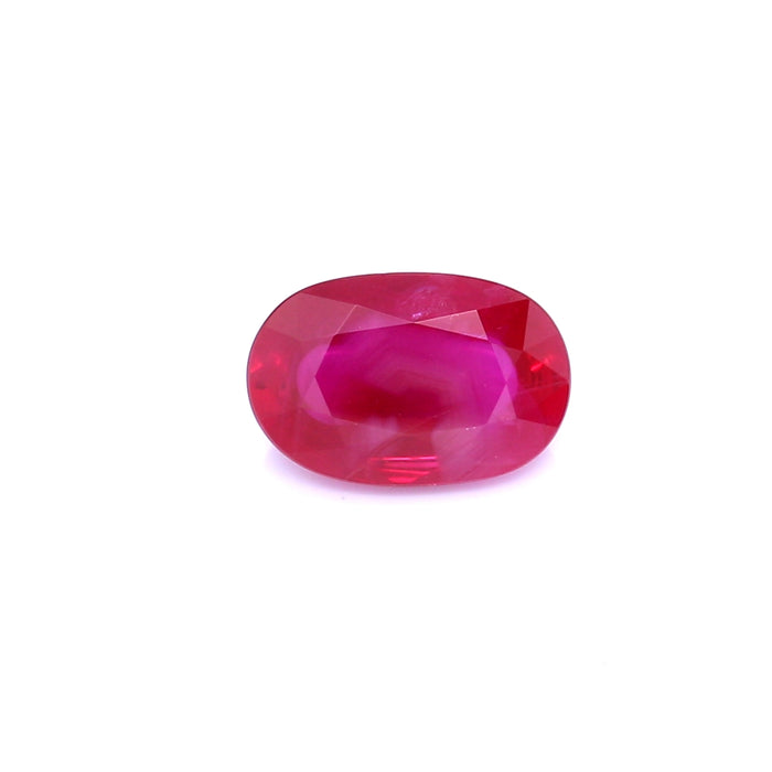 1.95 VI2 Oval Purplish Red Ruby