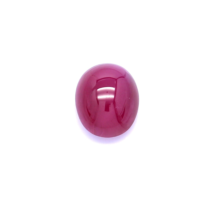 2.5 Oval Purplish Red Ruby