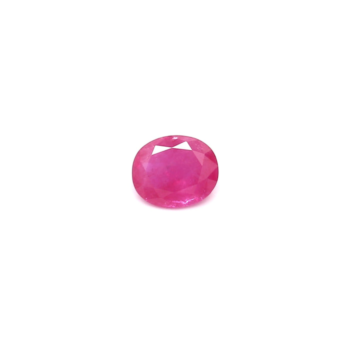 0.47 I2 Oval Pinkish Red Ruby