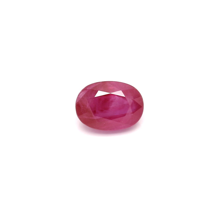 1.27 VI2 Oval Pinkish Red Ruby