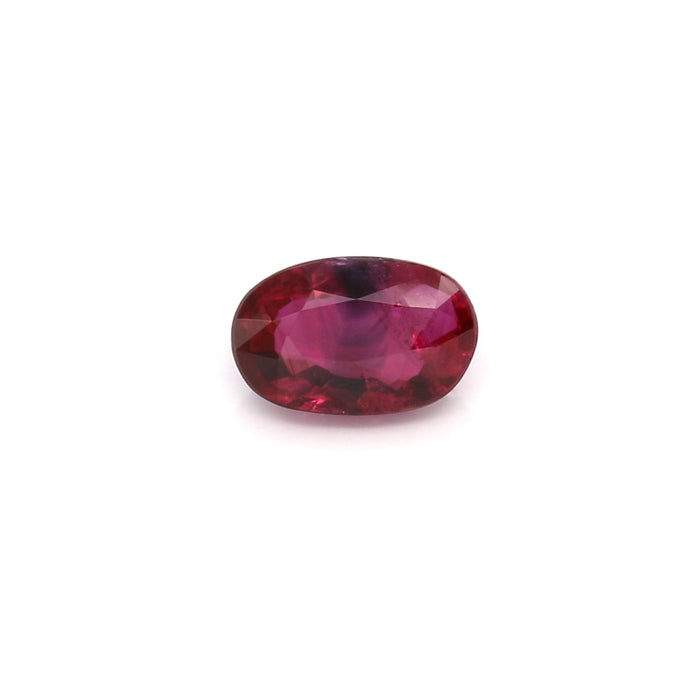 1 VI1 Oval Purplish Red Ruby