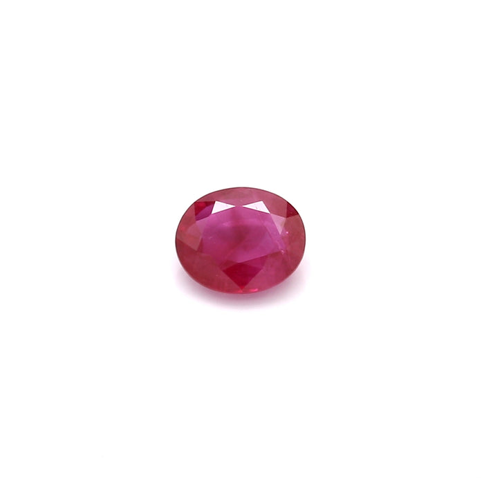 0.65 VI2 Oval Pinkish Red Ruby