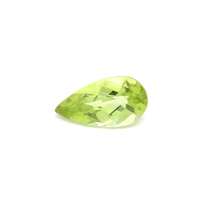 1.22 VI1 Pear-shaped Yellowish Green Peridot