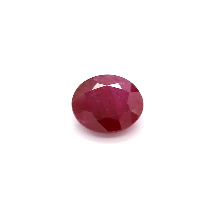 1.38 I2 Oval Purplish Red Ruby