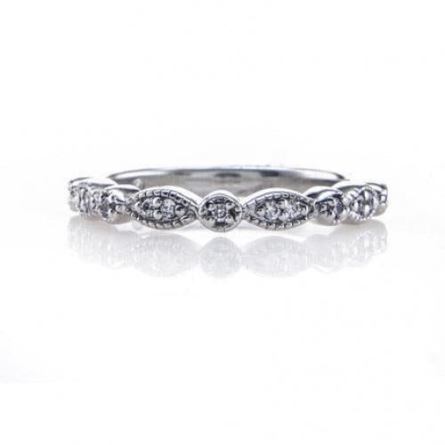 18K White Gold