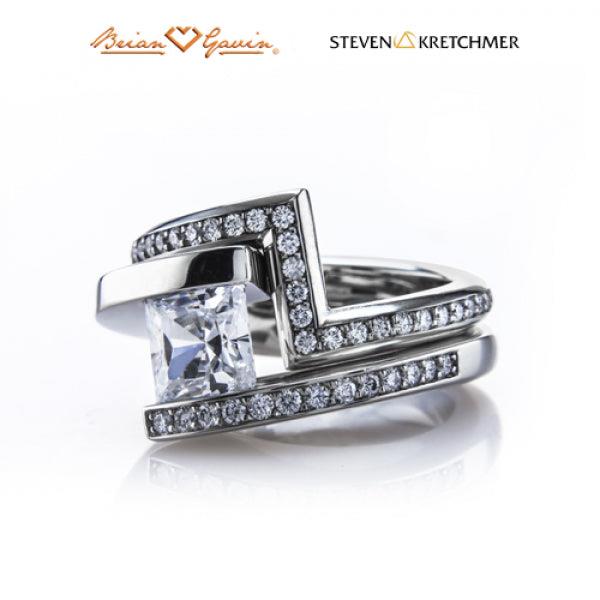 18K White Gold