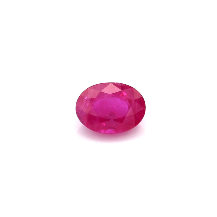 0.99 VI2 Oval Pinkish Red Ruby