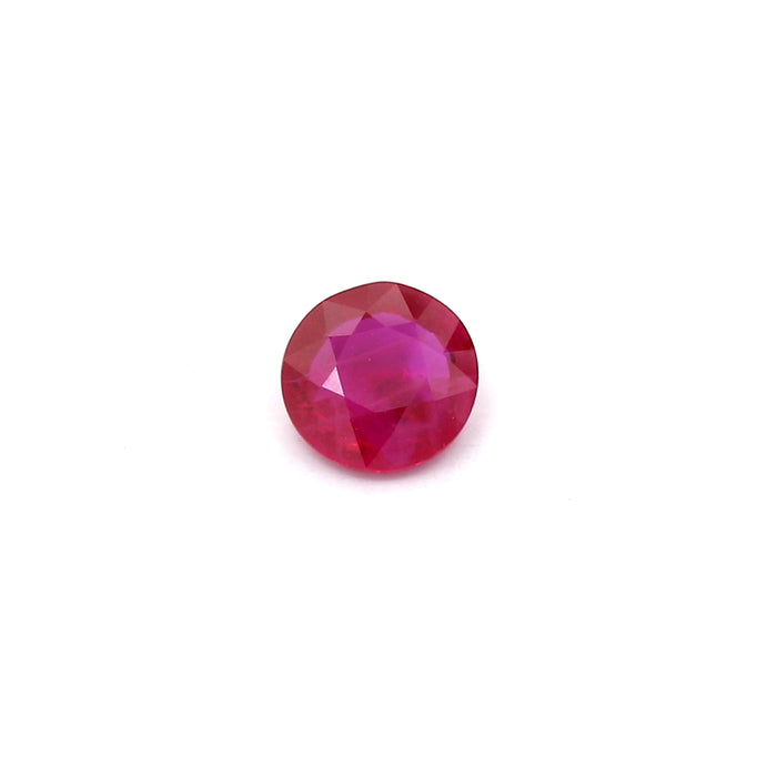 0.66 VI1 Round Purplish Red Ruby