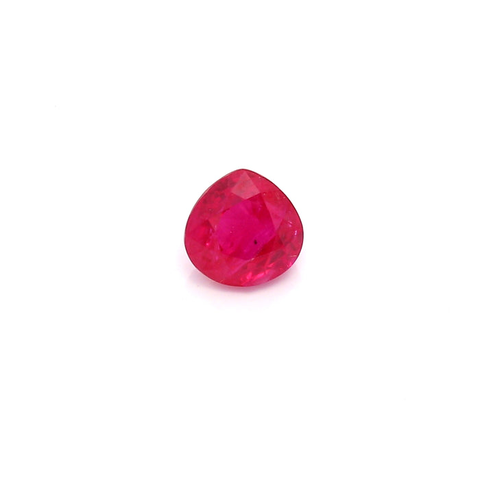 0.91 VI2 Pear-shaped Pinkish Red Ruby