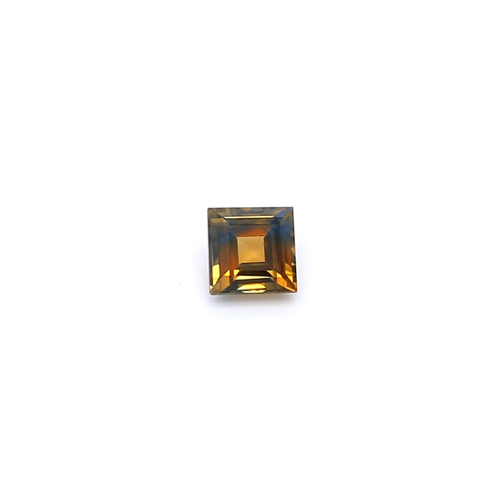 0.33 EC2 Square Yellowish Brown Fancy sapphire