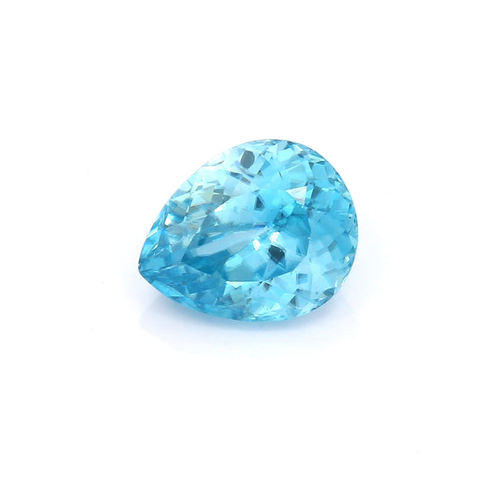 3.91 EC1 Pear-shaped Blue Zircon