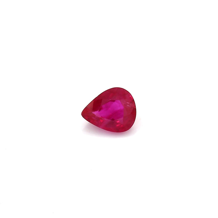 0.44 VI1 Pear-shaped Pinkish Red Ruby