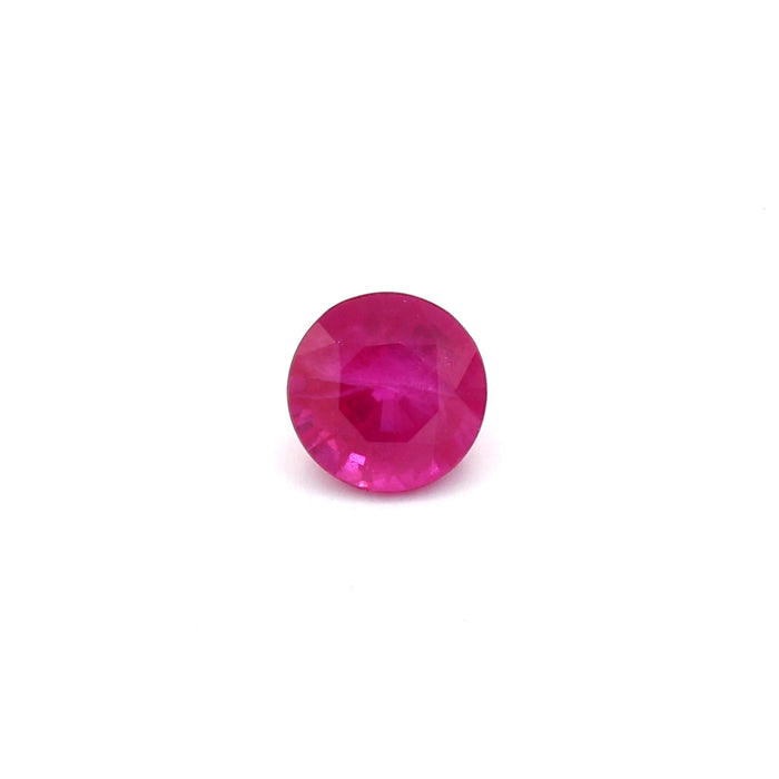 0.85 VI1 Round Pinkish Red Ruby