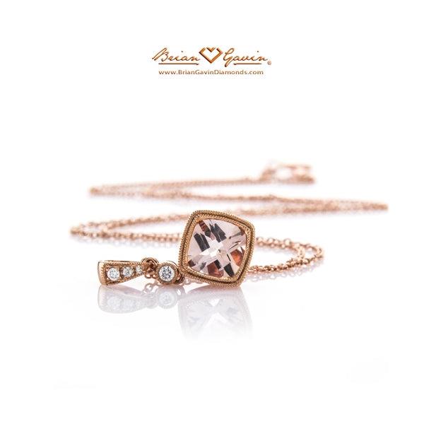 Cushion Checkered Morganite