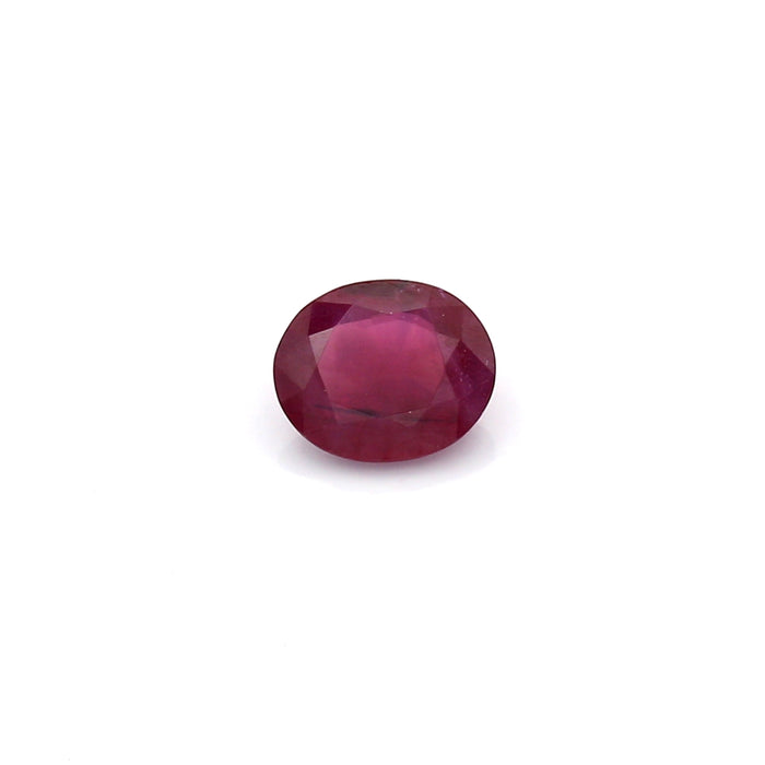 0.76 VI2 Oval Purplish Red Ruby