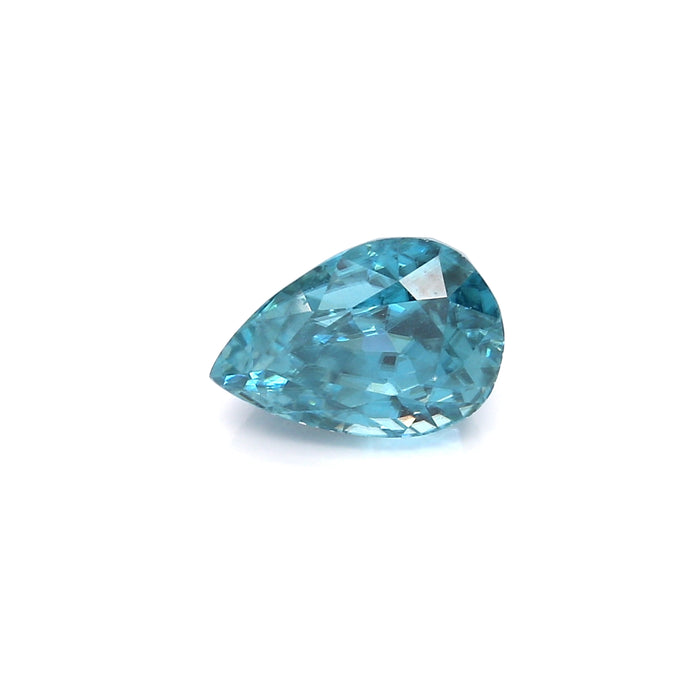 4.54 EC1 Pear-shaped Blue Zircon