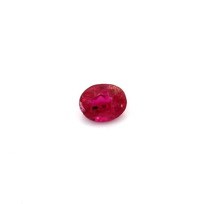 0.49 VI2 Oval Pinkish Red Ruby