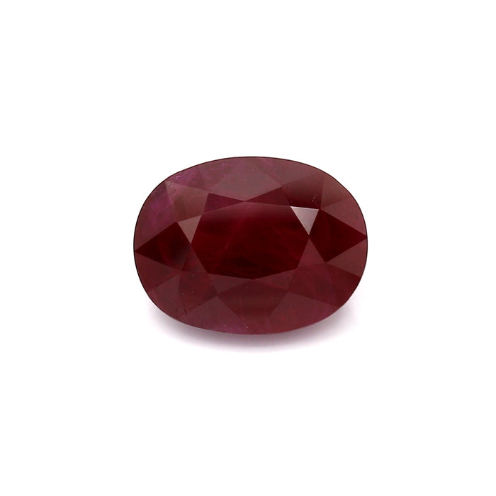 4.87 VI2 Oval Red Ruby