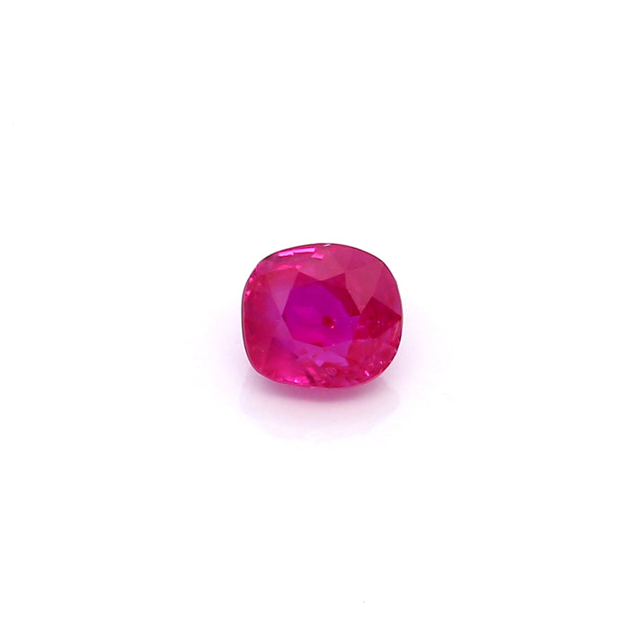 0.98 VI2 Cushion Pinkish Red Ruby