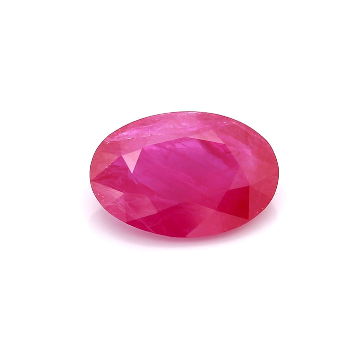 3.69 VI2 Oval Pinkish Red Ruby