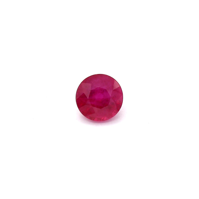 0.75 VI2 Round Purplish Red Ruby