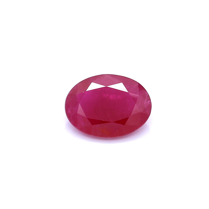 1.8 VI2 Oval Red Ruby