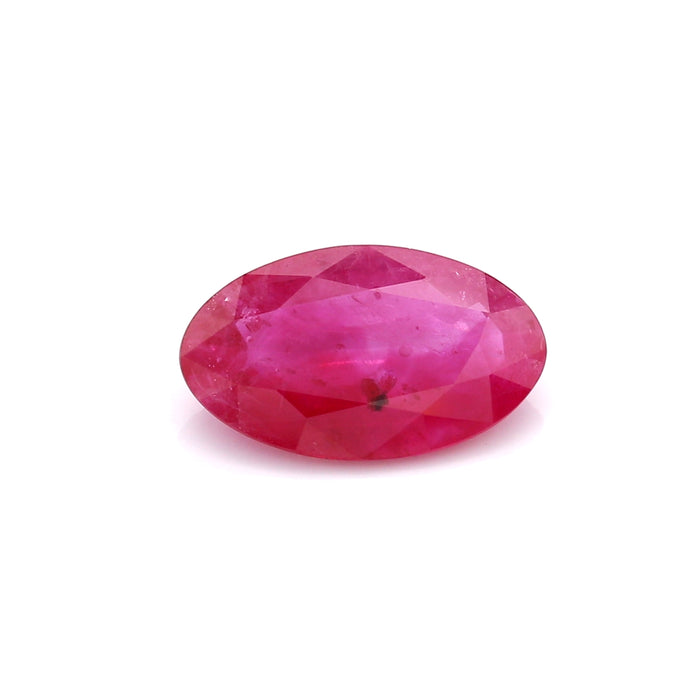 2.77 VI2 Oval Pinkish Red Ruby