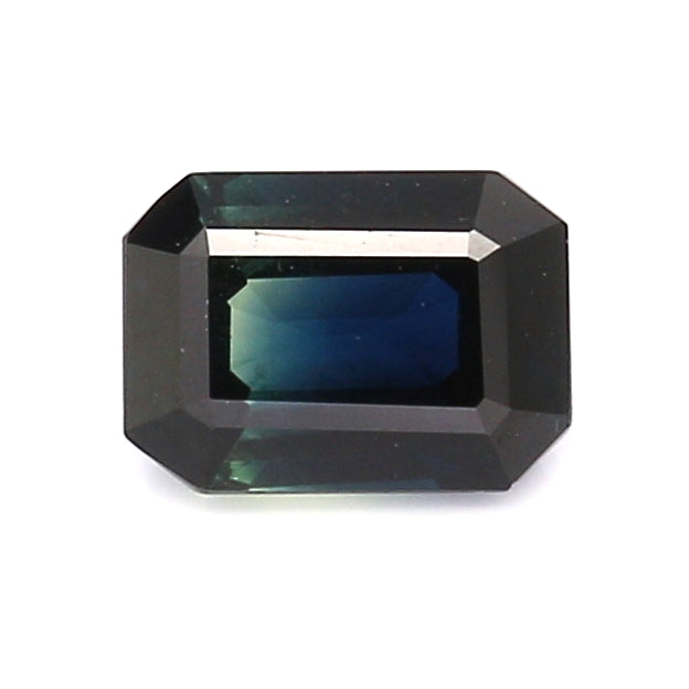 1.19 EC1 Octagon Greenish Blue Sapphire