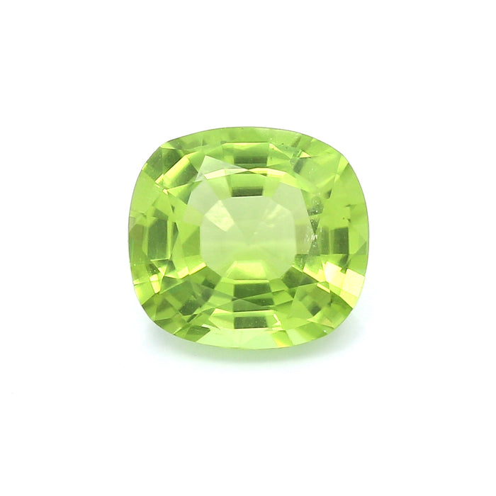 4.06 VI1 Cushion Yellowish Green Peridot