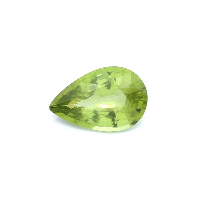 2.43 VI1 Pear-shaped Yellowish Green Peridot