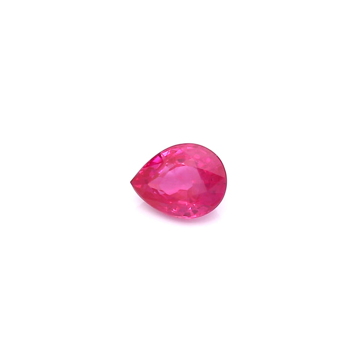 0.73 VI1 Pear-shaped Pinkish Red Ruby