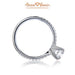 18K White Gold