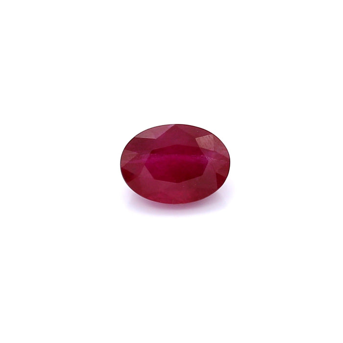 1.04 I2 Oval Purplish Red Ruby