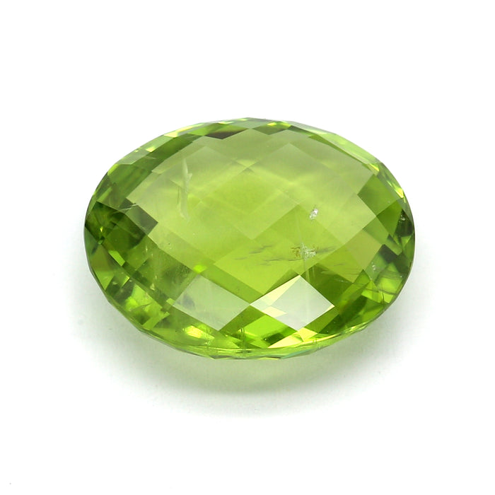 13.63 VI1 Oval Yellowish Green Peridot